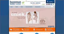 Desktop Screenshot of boonmanbedden.nl